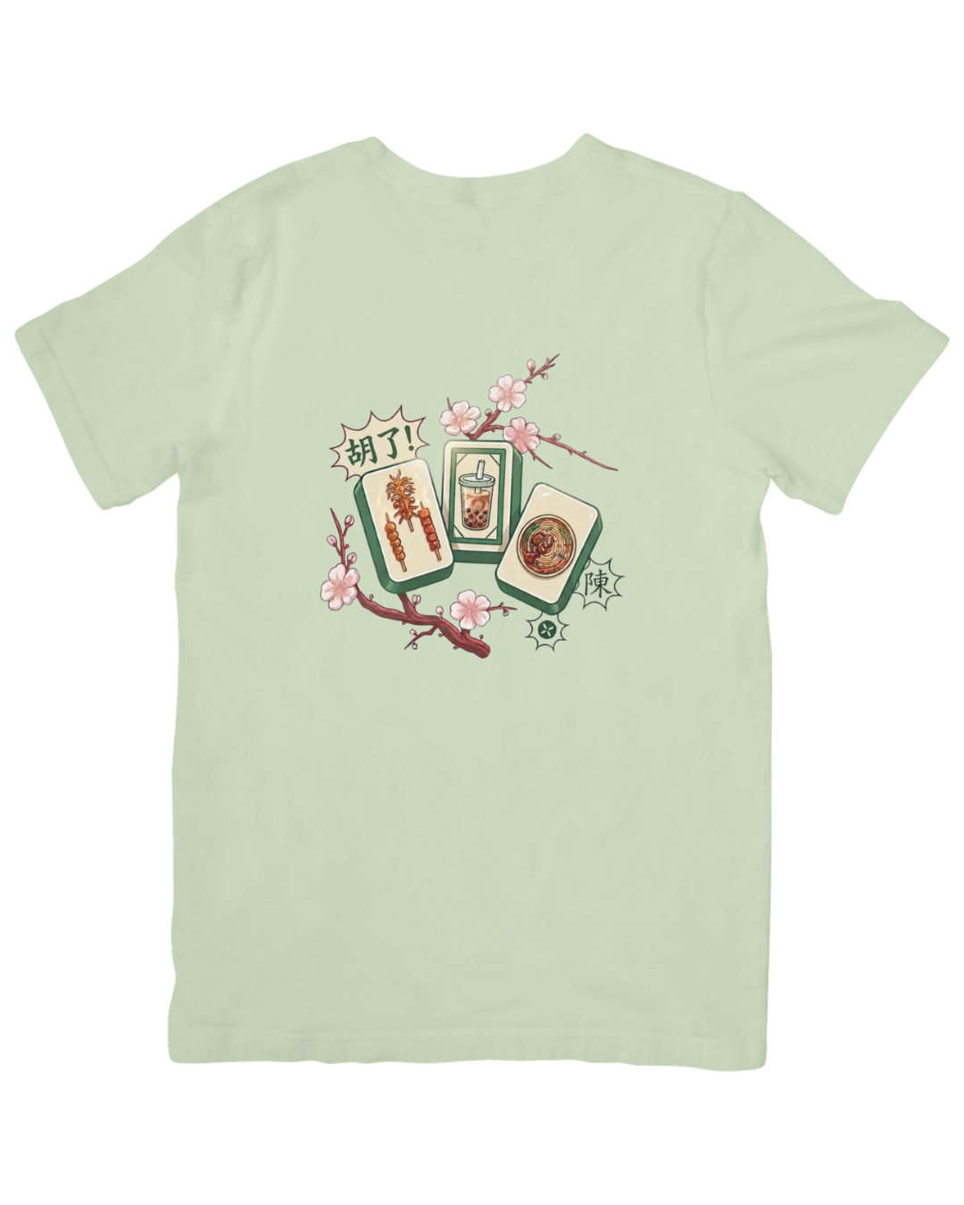 Food-Jong Tiles T-Shirt